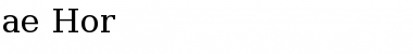 Download ae_Hor Font Download ae_Hor Font
