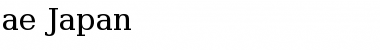 Download ae_Japan Font Download ae_Japan Font