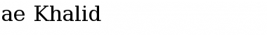 Download ae_Khalid Font Download ae_Khalid Font
