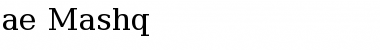 Download ae_Mashq Font