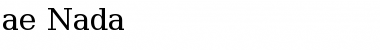 Download ae_Nada Font Download ae_Nada Font