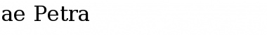 Download ae_Petra Font Download ae_Petra Font