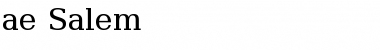 Download ae_Salem Font Download ae_Salem Font