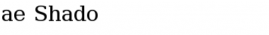 Download ae_Shado Font Download ae_Shado Font