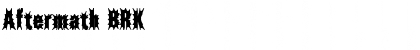Download Aftermath BRK Font Download Aftermath BRK Font