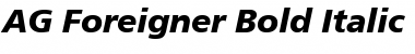 Download AG Foreigner Font Download AG Foreigner Font