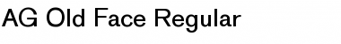 Download AG Old Face Font