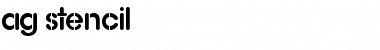 Download AG Stencil Font Download AG Stencil Font