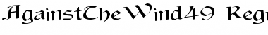 Download AgainstTheWind49 Font