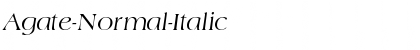Download Agate-Normal-Italic Font Download Agate-Normal-Italic Font
