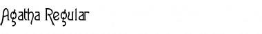 Download Agatha Font Download Agatha Font