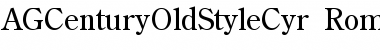 Download AGCenturyOldStyleCyr Font