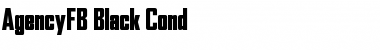 Download AgencyFB Black Cond Font Download AgencyFB Black Cond Font