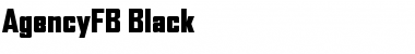 Download AgencyFB Black Font Download AgencyFB Black Font