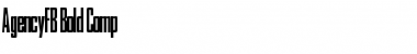 Download AgencyFB Bold Comp Font Download AgencyFB Bold Comp Font
