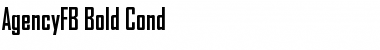 Download AgencyFB Bold Cond Font Download AgencyFB Bold Cond Font