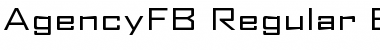 Download AgencyFB Regular Extended Font Download AgencyFB Regular Extended Font