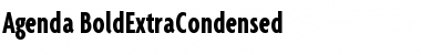 Download Agenda BoldExtraCondensed Font