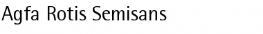 Download Agfa Rotis Semisans Font