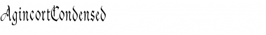 Download AgincortCondensed Font