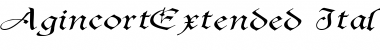Download AgincortExtended Font Download AgincortExtended Font
