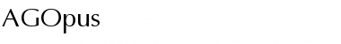 Download AGOpus Font