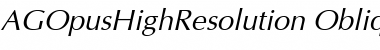 Download AGOpusHighResolution Font