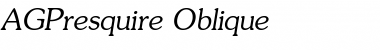 Download AGPresquire Font Download AGPresquire Font