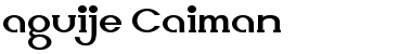 Download aguije Caiman Font Download aguije Caiman Font