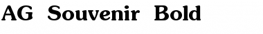 Download AG_Souvenir Font