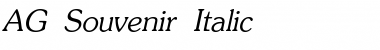 Download AG_Souvenir Font Download AG_Souvenir Font