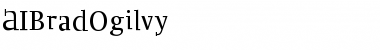 Download AIBradOgilvy Font Download AIBradOgilvy Font