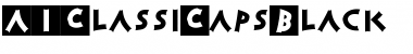 Download AIClassiCapsBlack Font Download AIClassiCapsBlack Font