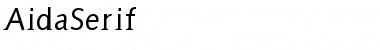 Download AidaSerif Font Download AidaSerif Font