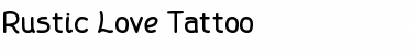 Download Rustic Love Tattoo Regular Font