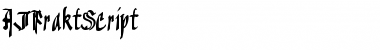 Download AIFraktScript Font Download AIFraktScript Font