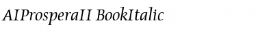 Download AIProsperaII Font