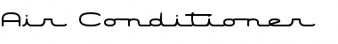 Download Air Conditioner Font Download Air Conditioner Font