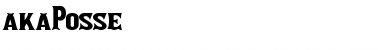 Download akaPosse Font Download akaPosse Font