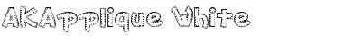 Download AKApplique White Font Download AKApplique White Font