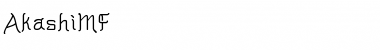 Download AkashiMF Font Download AkashiMF Font