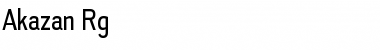 Download Akazan Font
