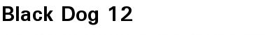 Download Black Dog 12 Font