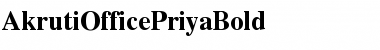Download AkrutiOfficePriya Font