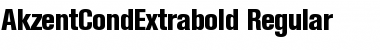 Download AkzentCondExtrabold Font