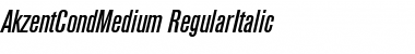 Download AkzentCondMedium Font