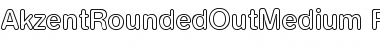 Download AkzentRoundedOutMedium Font Download AkzentRoundedOutMedium Font