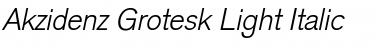 Download Akzidenz Grotesk Light Font