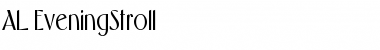Download AL EveningStroll Font Download AL EveningStroll Font