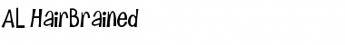 Download AL HairBrained Font Download AL HairBrained Font